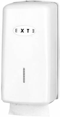 Dispenser hartie igienica pliata, alb EXTE 