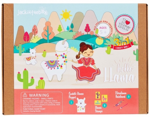 Kit Creatie 3-In-1 Llama Jack In The Box