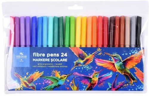 Carioci Colibri, 24 culori/set, Koh-I-Noor