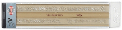 Sablon litere/cifre 5 mm Koh-I-Noor