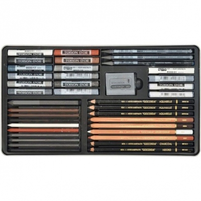 Set Gioconda, cutie metal, 39 piese/set Koh-I-Noor