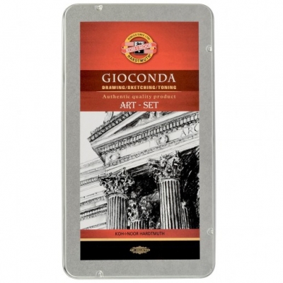 Set mini Gioconda, cutie metal, 10 piese/set Koh-I-Noor