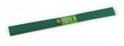 Hartie creponata 200 x 50 cm, culoare verde, 10 buc/set Koh-I-Noor