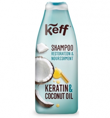 Sampon pentru par keratin&coconut oil, 500ml, Keff Sano