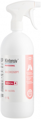 Dezinfectant Klintensiv pentru maini si tegumente, pulverizator, Alchosept, 1L