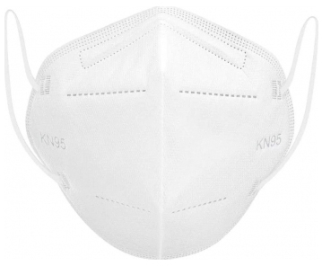 Masca faciala de protectie respiratorie FFP2 KN95, cu 5 straturi, ambalate individual, 5 buc/set
