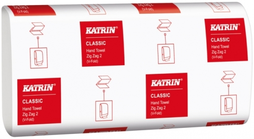 Prosoape hartie albe ZZ 2 straturi 150 foi/set 20 set/bax Katrin