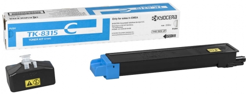 Cartus Toner Cyan Tk-8315C 6K Original Kyocera Taskalfa 2550Ci