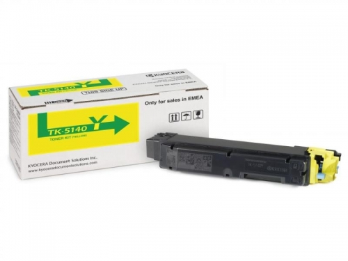 Cartus Toner Yellow Tk-5140Y 5K Original Kyocera Ecosys P6130Cdn