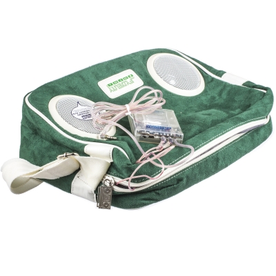 Geanta verde cu difuzoare Classic G-Force Fydelity