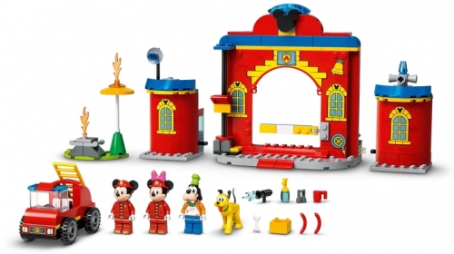 Statia si camionul de pompieri ale lui Mickey si prietenilor sai 10776 LEGO Disney 