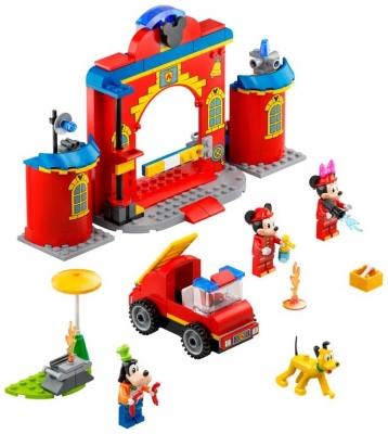 Statia si camionul de pompieri ale lui Mickey si prietenilor sai 10776 LEGO Disney 