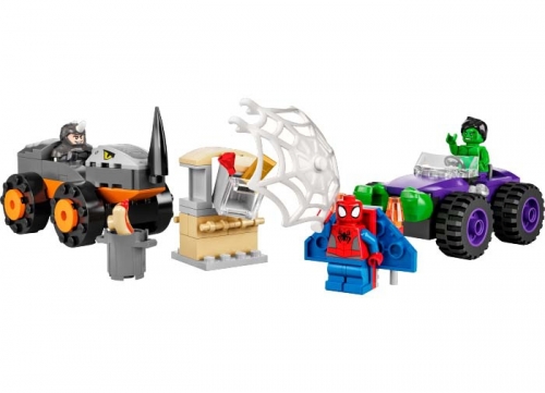 Hulk vs Rhino confruntarea cu camioane 10782 LEGO Marvel Super Heroes 