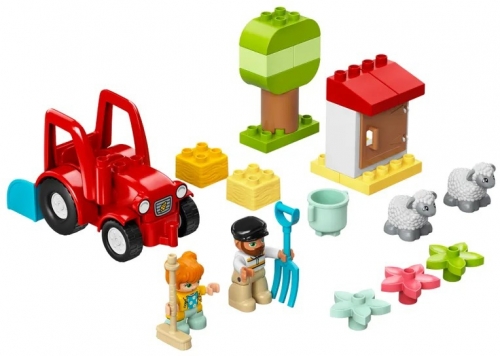 Tractor si animale de la ferma 10950 LEGO Duplo 