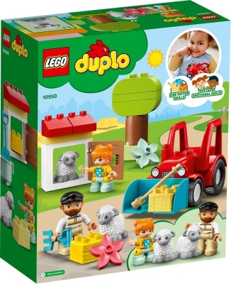 Tractor si animale de la ferma 10950 LEGO Duplo 