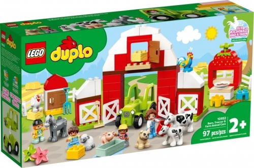 Hambar, tractor si animale de la ferma 10952 LEGO Duplo 