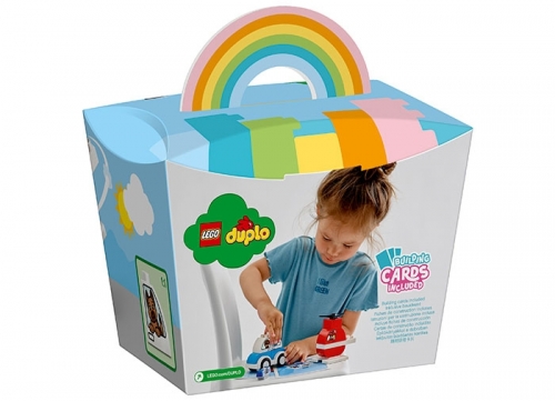 Elicopter de pompieri si masina de politie 10957 LEGO Duplo 