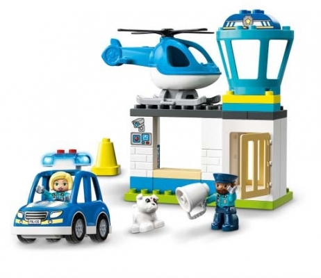 Sectie de Politie si elicopter 10959 LEGO Duplo