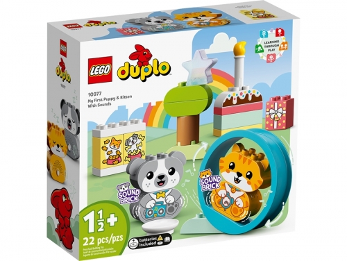 Primul meu catelus si pisicuta cu sunete 10977 LEGO DUPLO