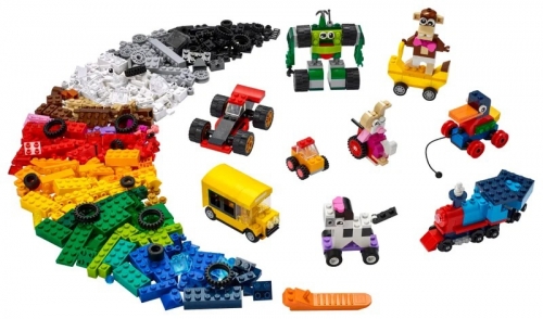 Caramizi si roti 11014 LEGO Classic 
