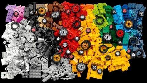 Caramizi si roti 11014 LEGO Classic 