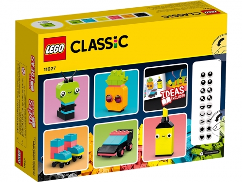 Distractie creativa in culori neon 11027 LEGO Classic