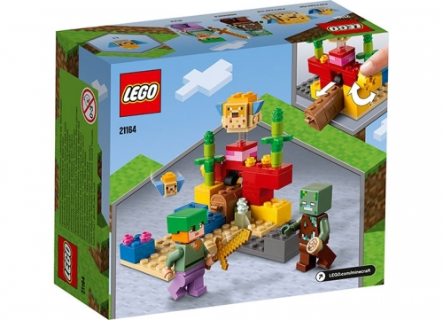 Reciful de corali 21164 LEGO Minecraft 
