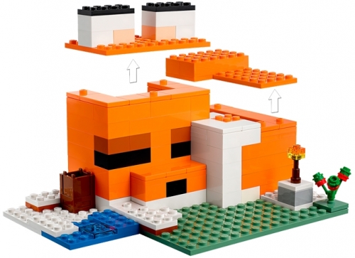 Casa in forma de vulpe 21178 LEGO Minecraft