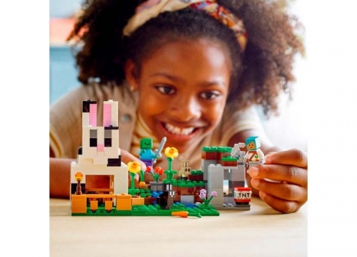 Ferma cu iepuri 21181 LEGO Minecraft