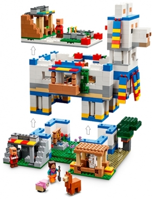 Satul llamelor 21188 LEGO Minecraft