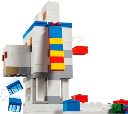 Satul llamelor 21188 LEGO Minecraft