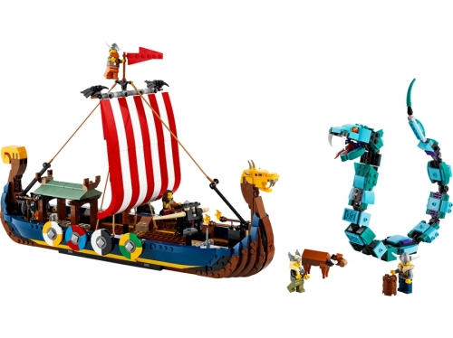 Corabia Vikingilor si Sarpele Midgard-ului 31132 LEGO Creator