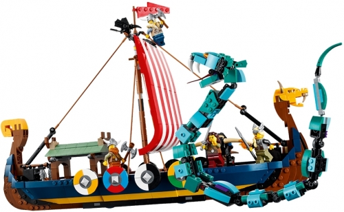 Corabia Vikingilor si Sarpele Midgard-ului 31132 LEGO Creator