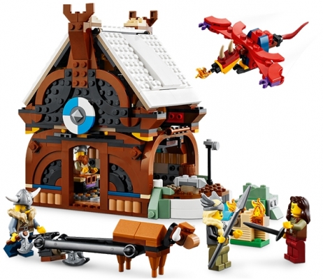 Corabia Vikingilor si Sarpele Midgard-ului 31132 LEGO Creator
