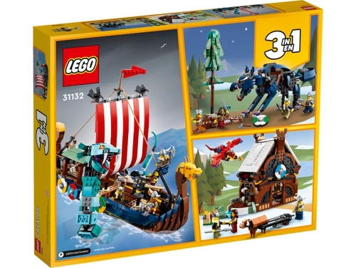 Corabia Vikingilor si Sarpele Midgard-ului 31132 LEGO Creator