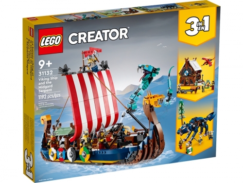 Corabia Vikingilor si Sarpele Midgard-ului 31132 LEGO Creator