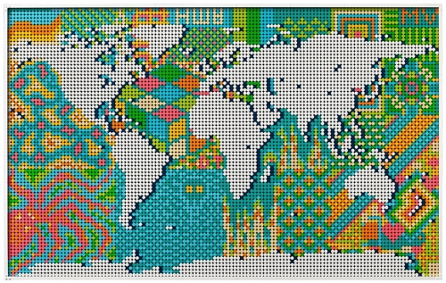 Harta lumii 31203 LEGO Art
