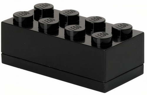 Mini cutie depozitare 2 x 4, negru 40121733 LEGO