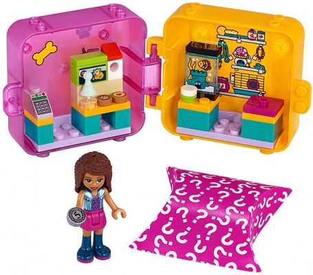 Cubul de joaca si cumparaturi al Andreei 41405 LEGO Friends