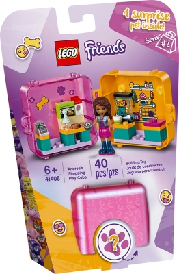 Cubul de joaca si cumparaturi al Andreei 41405 LEGO Friends