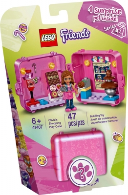 Cubul de joaca si cumparaturi al Oliviei 41407 LEGO Friends
