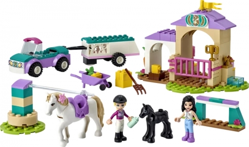 Dresaj de cai si remorca 41441 LEGO Friends