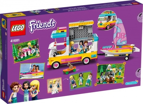 Furgoneta de camping si barca cu panze 41681 LEGO Friends