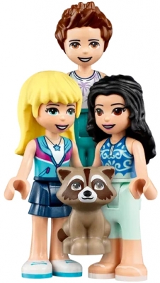 Furgoneta de camping si barca cu panze 41681 LEGO Friends