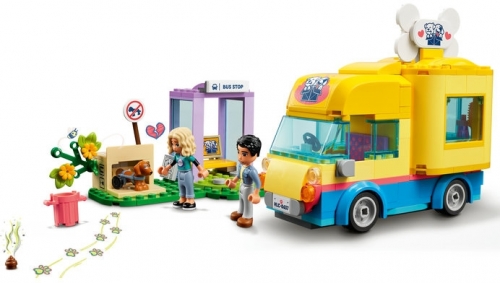 Furgoneta pentru salvarea cainilor 41741 LEGO Friends 