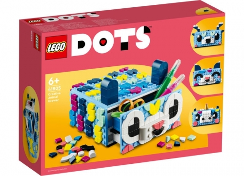 Sertar creativ cu animale 41805 LEGO DOTS 