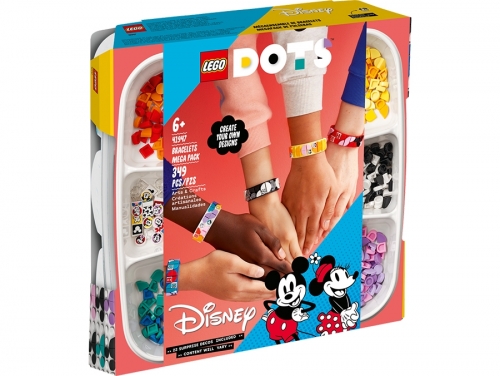 Mega pachet cu Bratari Mickey si Friends LEGO DOTS