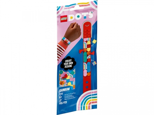 Bratara curcubeu cu accesorii LEGO DOTS