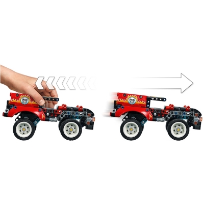 Camion si motocicleta pentru cascadorii 42106 LEGO Technic