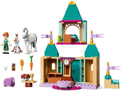 Distractie la castel cu Anna si Olaf LEGO Disney Frozen